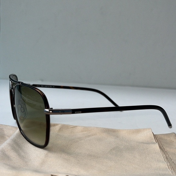 NWOB Tod’s Metal Brown Square Sunglasses ~ TO 36 14F - Picture 2 of 16